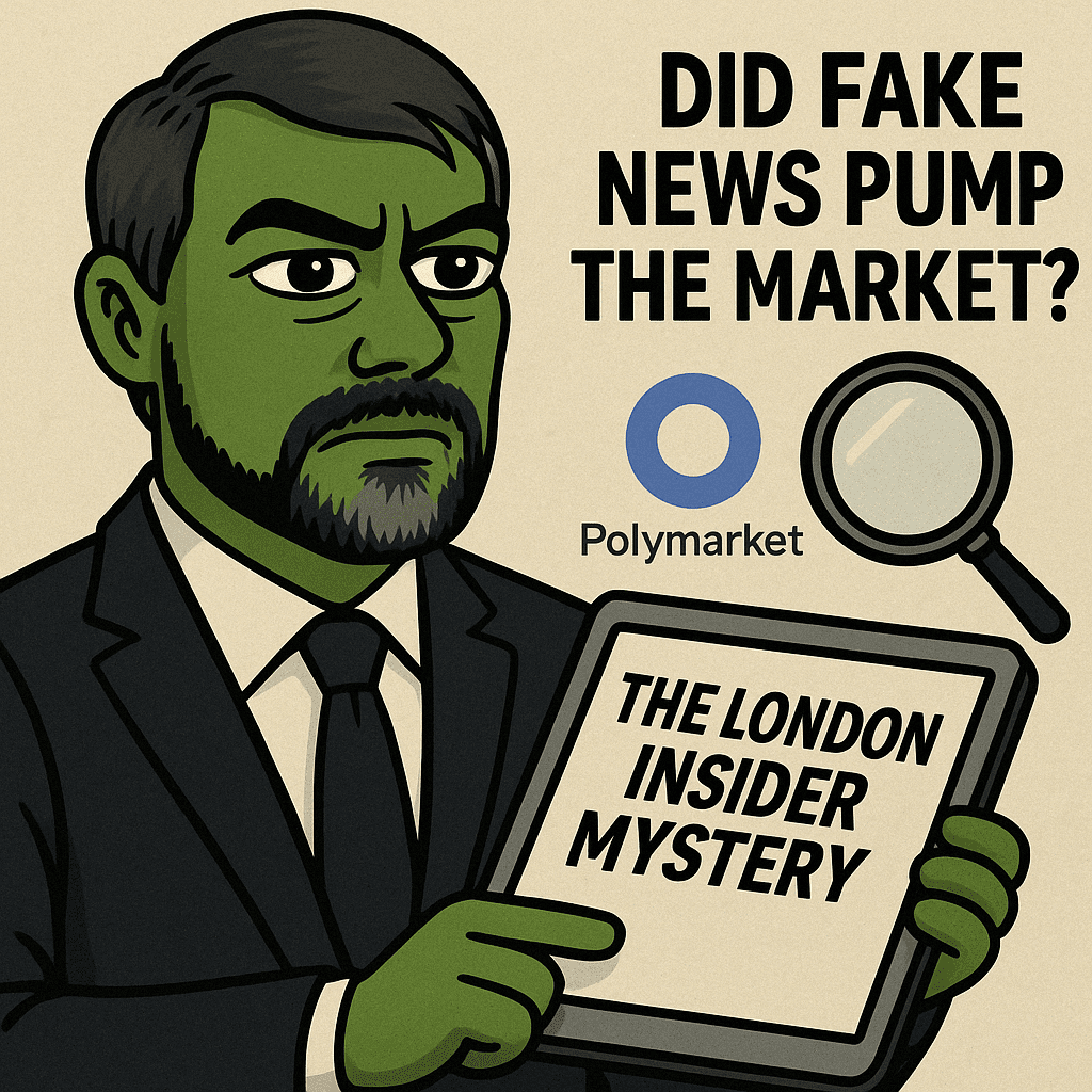 The London Insider Mystery: Did a Fake News Outlet Manipulate a Polymarket?
