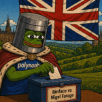 The Clacton by-election on Polymarket Binface vs Nigel Farage